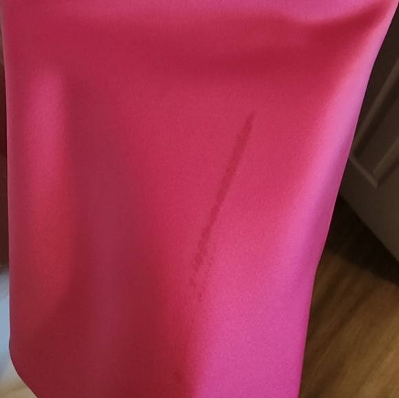 Pink Ruched Strapless Prom Gown - Picture 5 of 5